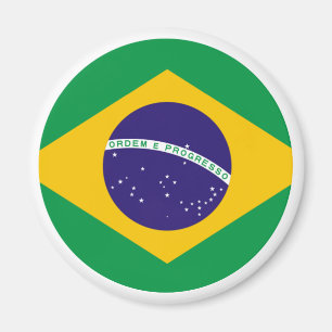 Aimant Brésil Cercle Drapeau Le MUSÉE Zazzle