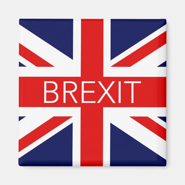 AIMANT BREXIT UNION JACK - IMAGE DE HAUTE QUALITÉ (Devant)