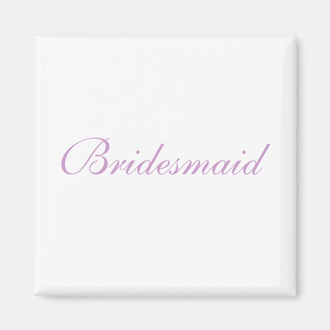 Aimant Bridesmaid (Devant)