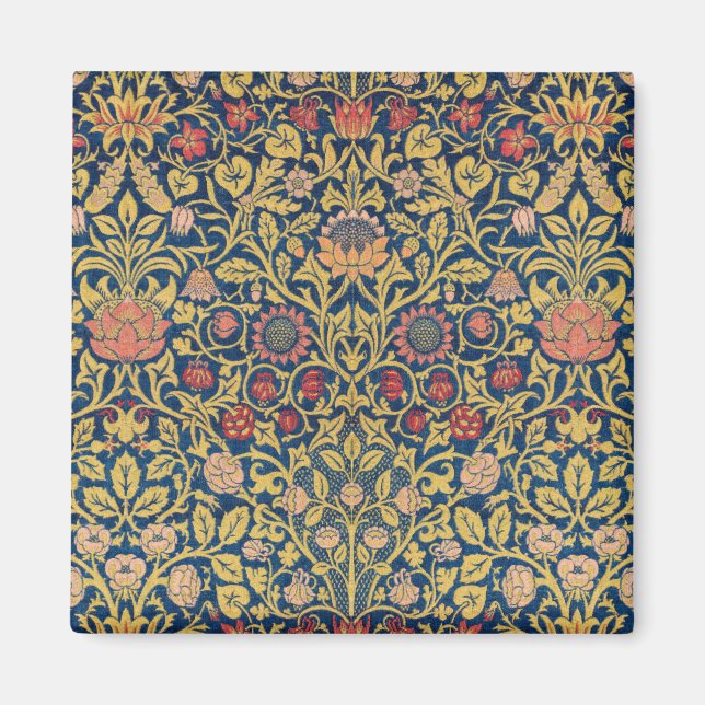 Aimant Bright Violet and Columbine (par William Morris) (Devant)