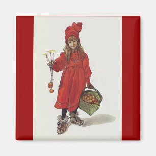 Aimant Brita (Iduna) avec bougies et corbeille de pomme