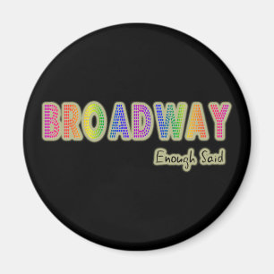 Aimant Broadway assez a indiqué l'aimant