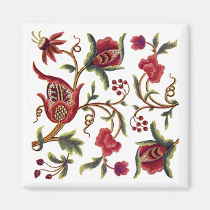 Aimant Broderie traditionnelle de la reine Anne Jacobean
