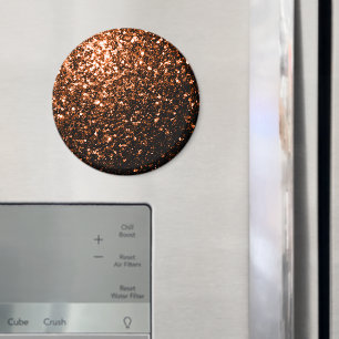 Aimant Bronze orange brun brun faux parties scintillant e