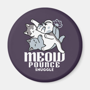 Aimant Brosse à lait - Chats à couchage mignon