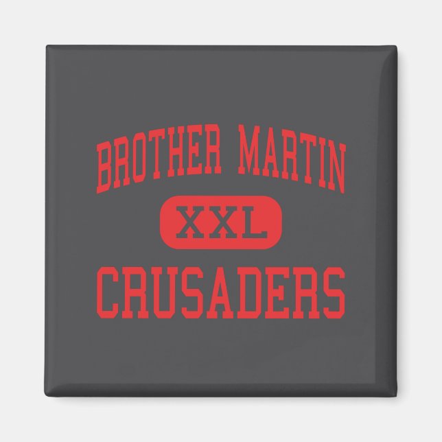 Aimant Brother Martin Crusaders High New Orleans  (Devant)
