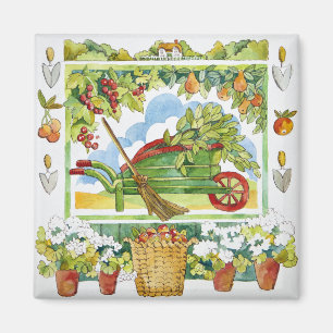 Aimant Brouette - bordure 2012 de jardin