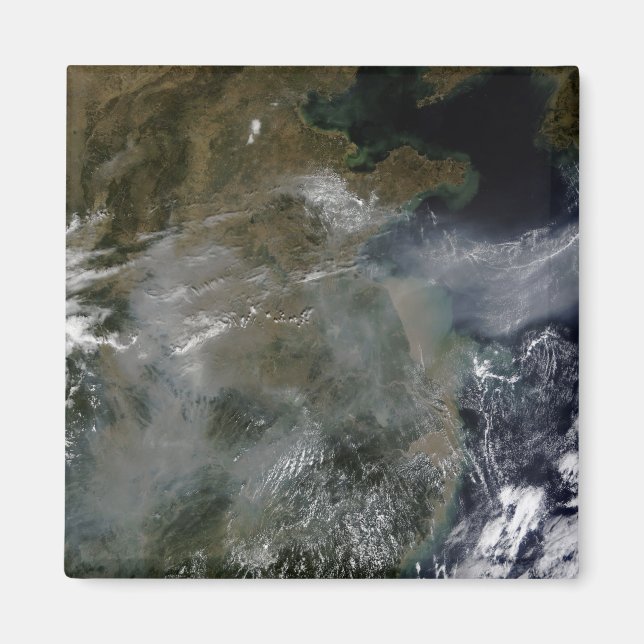 Aimant Brouillard à travers la plaine de la Chine du Nord (Devant)