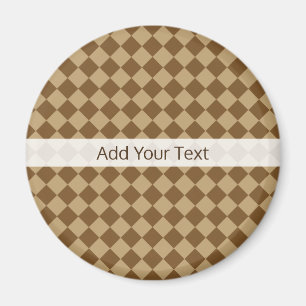 Aimant Brown Combination Diamond Pattern by STaylor