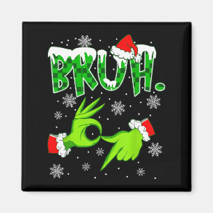 Aimant Bruh 67 Six Seven 6 7 Mème de Noël Drôle Gen Z S
