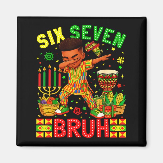 Aimant Bruh American Black History 67 Seven African Dabbi (Devant)