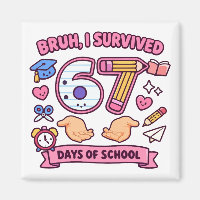 Bruh j'ai survécu 67 jours d'école