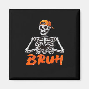 Aimant Bruh Skeleton Coeur main Halloween Costumes Hommes