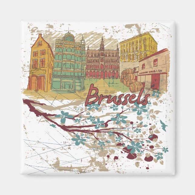 Aimant Bruxelles (Devant)