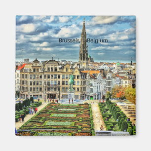 Aimant Bruxelles, Belgique, photo du paysage urbain