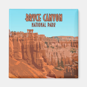 Aimant Bryce Canyon National Park Utah Vintage