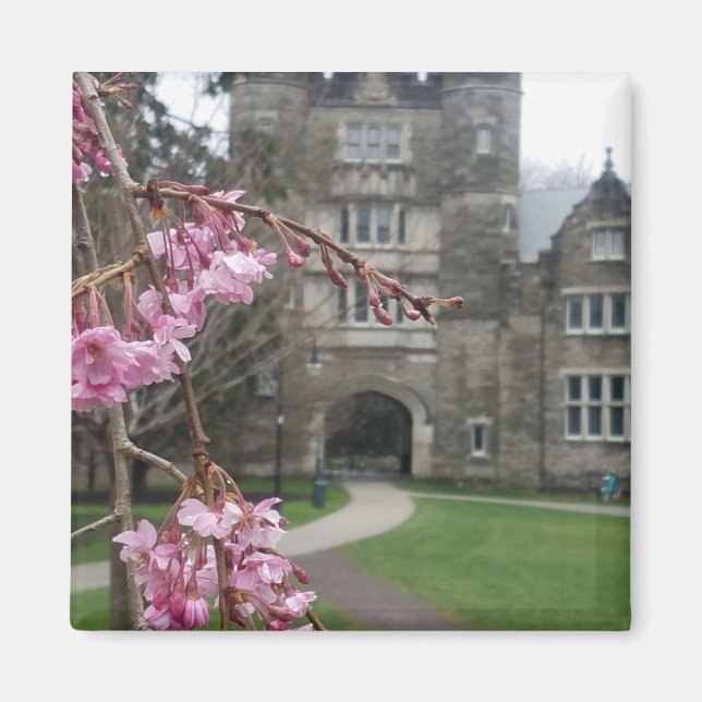 Aimant Bryn Mawr College au printemps Pem Arch (Devant)