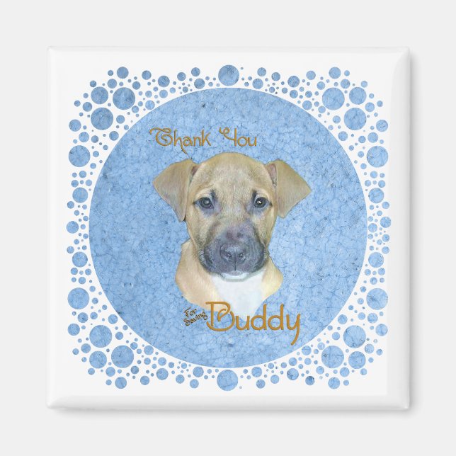 Aimant Buddy Blue (Devant)