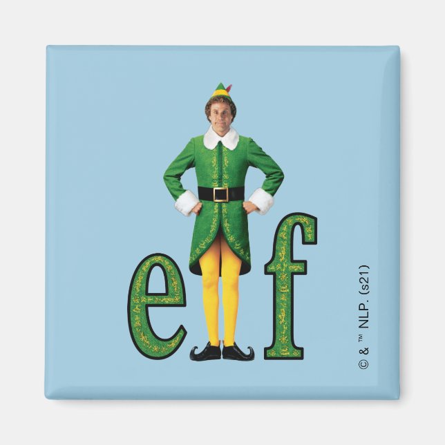 Aimant Buddy le logo Elf Movie (Devant)