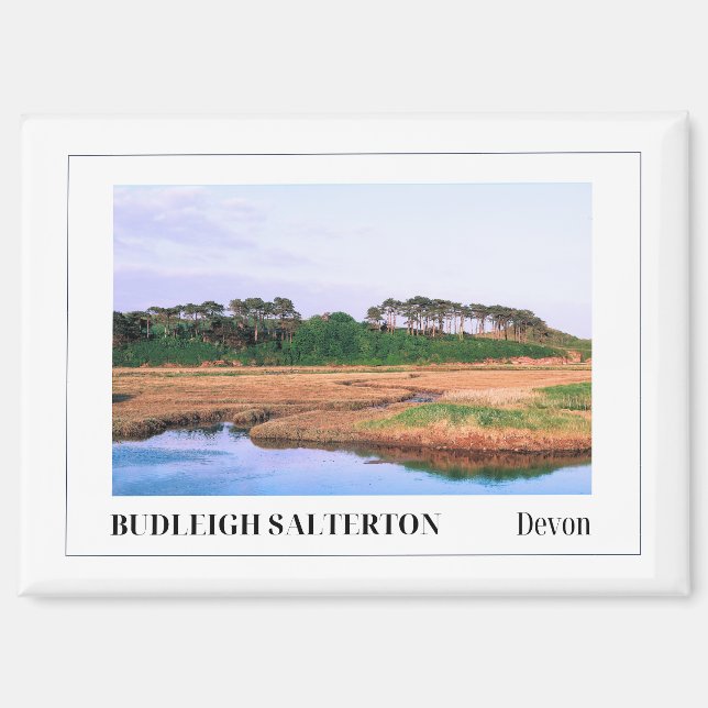 Aimant Budleigh Salterton, Devon, Angleterre (Recto)
