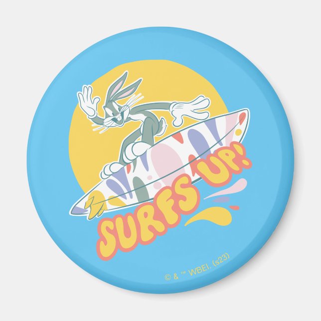 Aimant BUGS BUNNY™ - Surfs Up! (Devant)