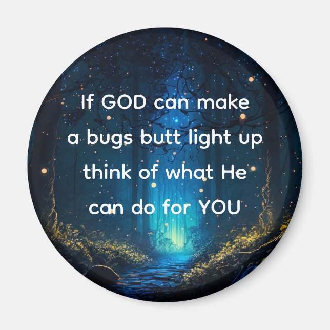 Aimant Bugs Butt Light Up Firefly Lightning bug (Devant)