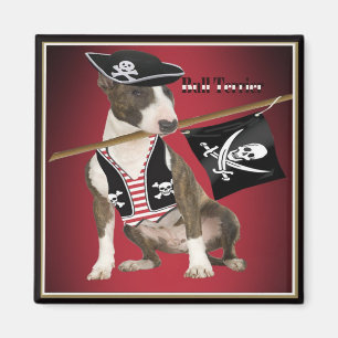 Aimant Bull Terrier Cadeaux Pirate