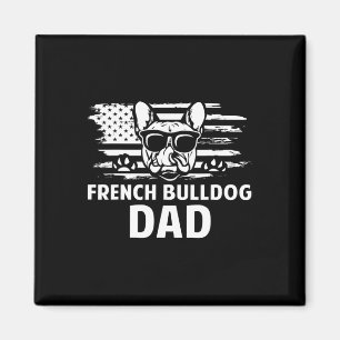 Aimant Bulldog Papa Frenchie Lover Propriétaire du chien 