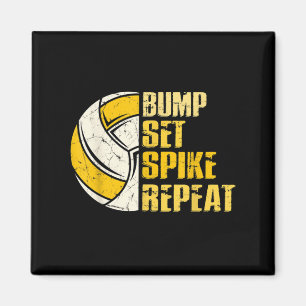 Aimant Bump Set Spike Répéter Volleyball Fun
