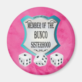 Aimant Bunco Go Pink - Unis Nous Roulons Les dés