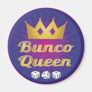 Aimant Bunco Queen Crown et Dice