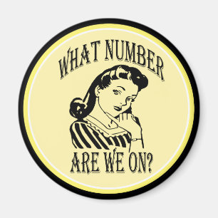 Aimant Bunco Quel Nombre Sommes-Nous Sur #2