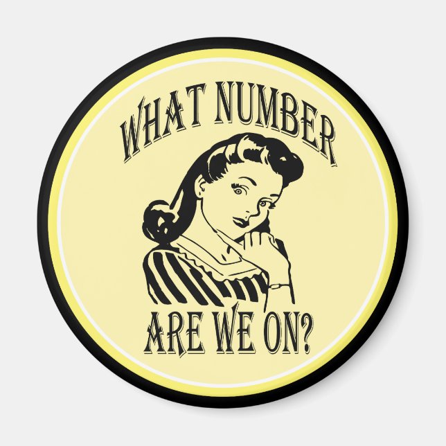 Aimant Bunco Quel Nombre Sommes-Nous Sur #2 (Devant)