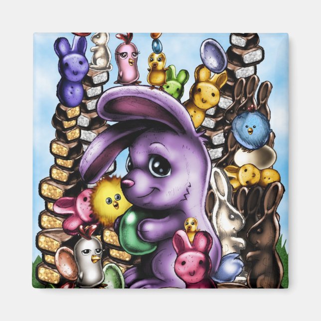 Aimant BunnyPâques1b (Devant)