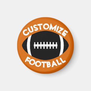 Aimant Bureau de l'entraîneur de football couleur et text