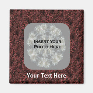 Aimant Burgundy Daisies Photo