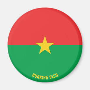 Aimant Burkina Faso Drapeau charmant patriotique