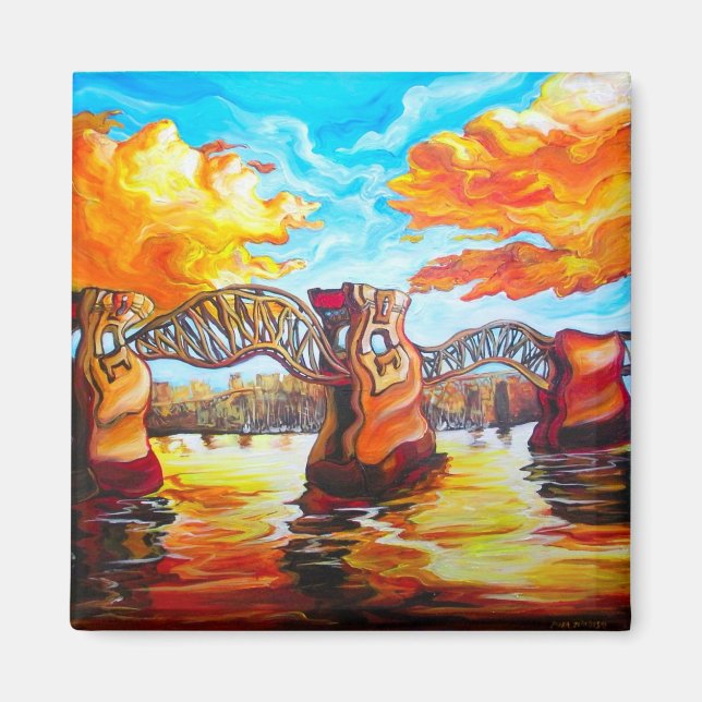 Aimant Burrard Sunset (Devant)
