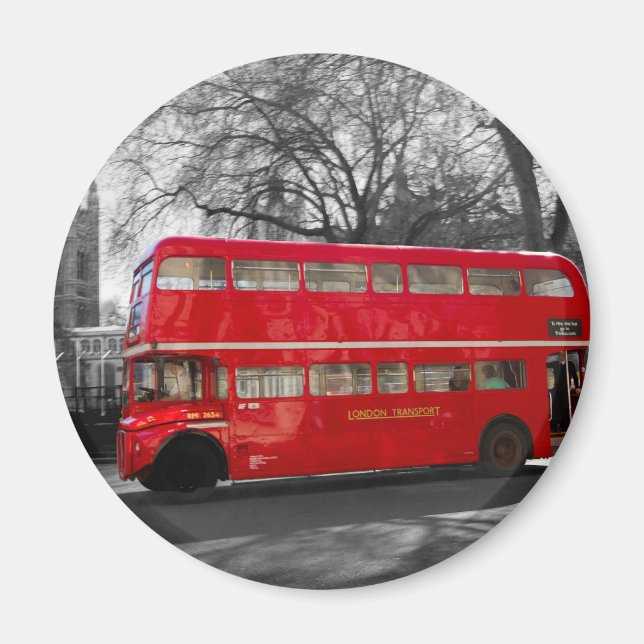 Aimant Bus Red Routemaster (Devant)