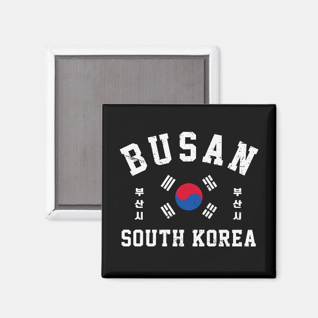 Aimant Busan Corée du Sud  (Recto/Verso)
