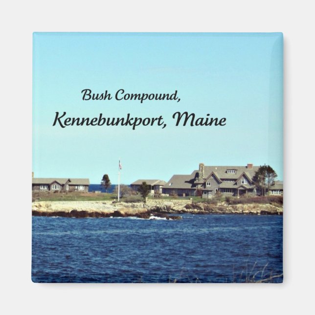 Aimant Bush Compound, Kennebunkport, Maine (Devant)