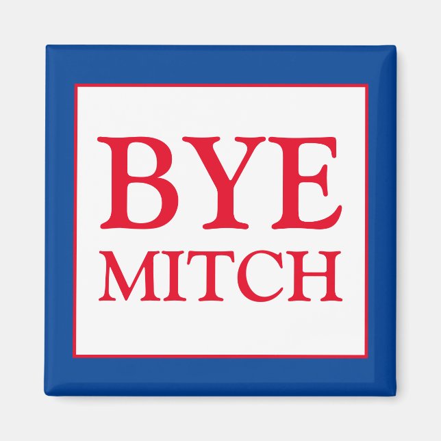 Aimant Bye Mitch McConnell Vote Élection bleue du Sénat (Devant)