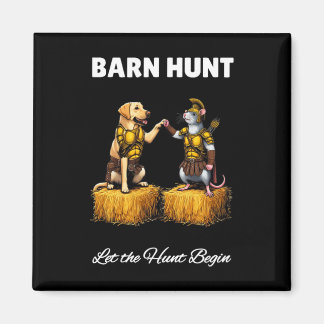Aimant Byrn Hunt Lover - Joli Rat Guerrier Et Travail Jau