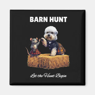 Aimant Byrn Hunt Lover - Jote Rat Et Dandie Dinmont Dog