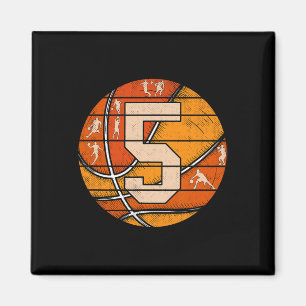 Aimant Bysketbyll Numéro #5 Jersey Love Bysketbyll Joueur