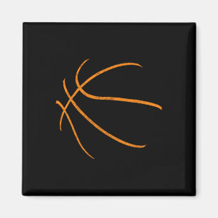 Aimant Bysketbyll Silhouette Bbyll Joueur Coach Sports Pa