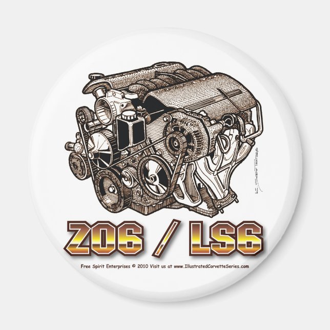 AIMANT C5 Z06 LS6 (Devant)