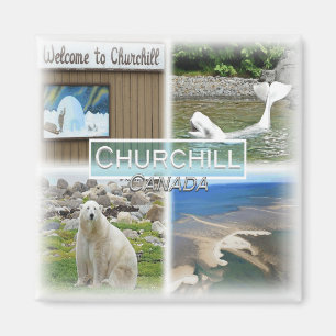 Aimant CA0029 Amérique, Canada, Churchill, Réfrigérateur