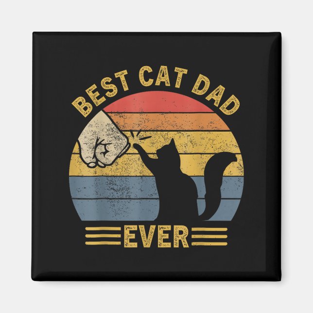 Aimant Ca Men Cat Dad Ever Funny Cat Lover Gift  (Devant)