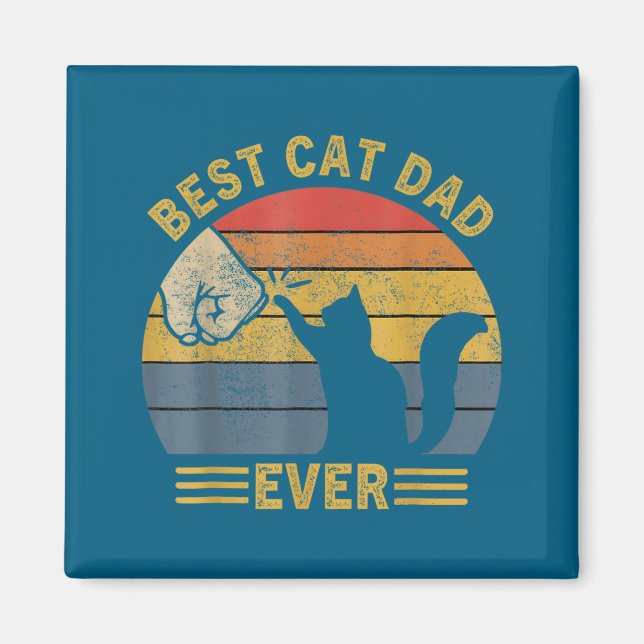 Aimant Ca Men Cat Dad Ever Funny Cat Lover Gift  (Devant)